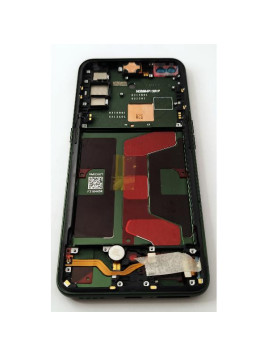 Pantalla lcd para Realme x50 Pro 5G mas tactil negro con marco verde compatible TFT