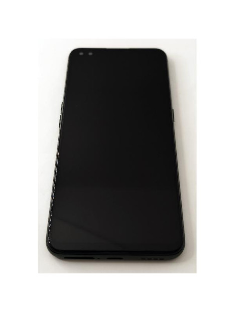 Pantalla lcd para Realme x50 Pro 5G mas tactil negro con marco verde compatible TFT