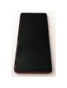 Pantalla lcd para Motorola Edge 50 Fusion 5G XT2429 mas tactil negro con marco rosa calidad premium