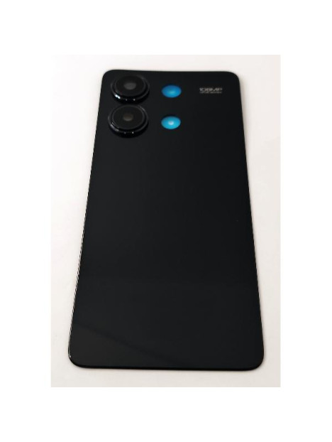 Tapa trasera o tapa bateria negra para Xiaomi Redmi Note 13 4G con cristal de camara