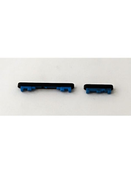 Set de 2 botones laterales negros para Xiaomi Poco F6 5G calidad premium