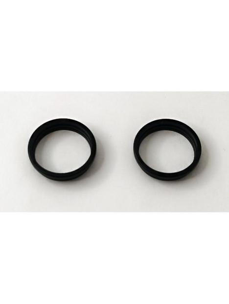Set de 2 anillos de camara negros para iPhone 16 iPhone 16 Plus calidad premium