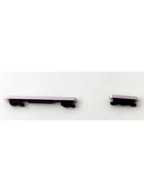 Set de 2 botones laterales rosas para Xiaomi 13 Lite 5G calidad premium