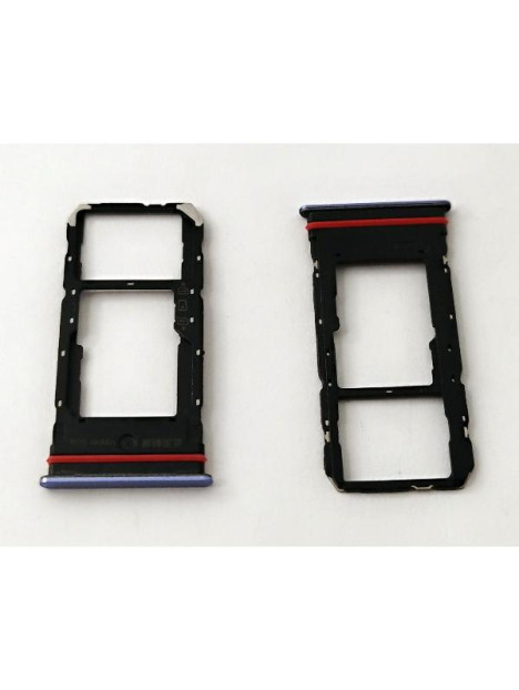Soporte o bandeja sim morada Dual sim para Vivo Y72 5G V2041 calidad premium
