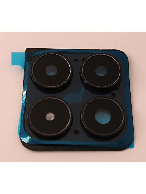 Cristal de camara con marco negro para Xiaomi Poco X6 Pro 5G calidad premium