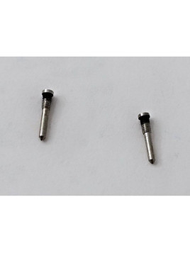 Set de 2 tornillos inferiores blancos para iPhone 16 Pro iPhone 16 Pro Max calidad premium