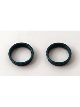 Set de 2 anillos de camara verde para iPhone 16 iPhone 16 Plus calidad premium