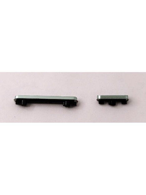 Set de 2 botones laterales verdes para Google Pixel 8 calidad premium