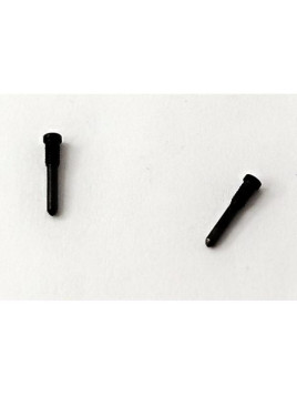 Set 2 tornillos inferiores negros para iPhone 16 Pro A3293 A3083 A3292 A3294 16 Pro Max A3296 A3084 A3295 A3297