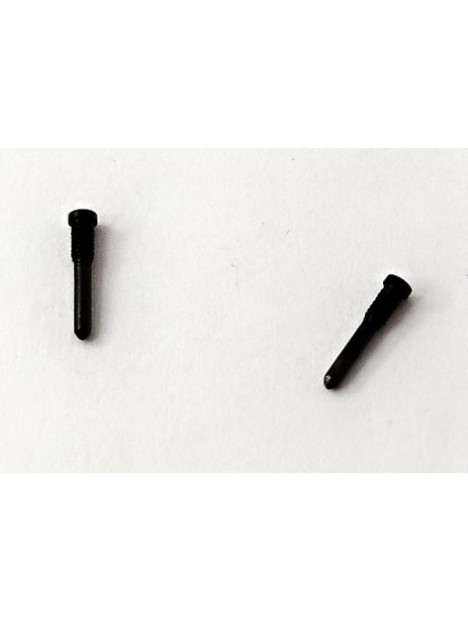 Set 2 tornillos inferiores negros para iPhone 16 Pro A3293 A3083 A3292 A3294 16 Pro Max A3296 A3084 A3295 A3297