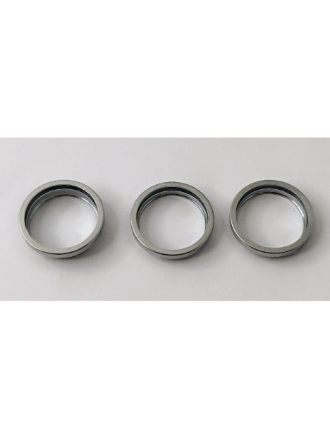Set 3 anillos de camara grises para iPhone 16 Pro A3293 A3083 A3292 A3294 16 Pro Max A3296 A3084 A3295 A3297