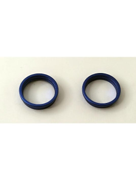 Set 2 anillos de camara azules para iPhone 16 A3287 A3081 A3286 A3288 16 Plus A3290 A3082 A3289 A3291 premium