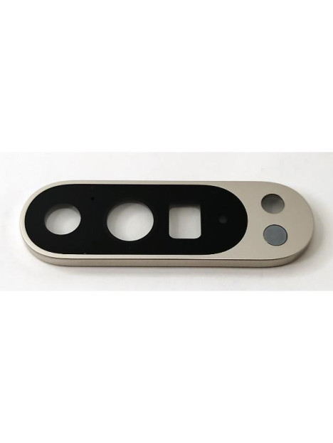Cristal de camara para Google Pixel 9 Pro XL con marco blanco calidad premium