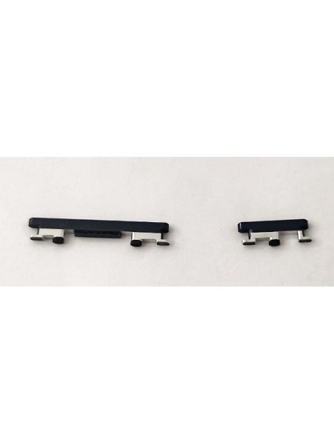 Set de 2 botones laterales negros para Xiaomi 13 Lite 5G calidad premium