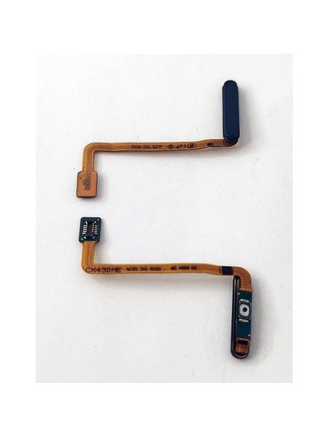 Flex sensor de huella azul oscuro para Samsung Galaxy M35 5G calidad premium