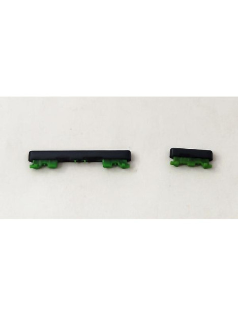 Set de 2 botones laterales negros para Huawei Honor Magic 6 Lite 5G calidad premium