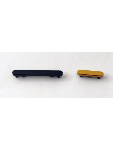 Set de 2 botones laterales amarillos para Xiaomi Poco X6 Pro 5G calidad premium