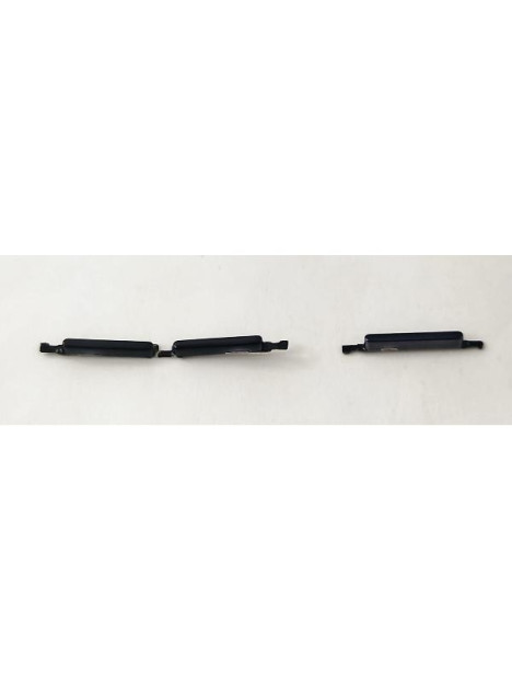 Set de 3 botones laterales negros para Oppo Reno 8T 4G CPH2481 calidad premium