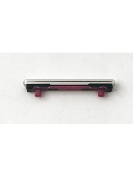 Boton volumen plata para Samsung Galaxy Z Flip 6 5G F741 calidad premium