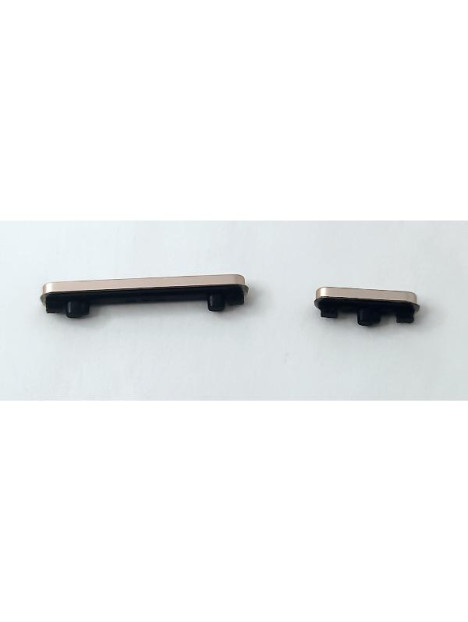 Set de 2 botones laterales dorados para Google Pixel 8 calidad premium