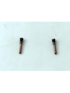 Set 2 tornillos dorados para iPhone 16 Pro A3293 A3083 A3292 A3294 16 Pro Max A3296 A3084 A3295 A3297 premium