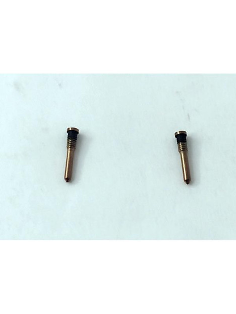 Set 2 tornillos dorados para iPhone 16 Pro A3293 A3083 A3292 A3294 16 Pro Max A3296 A3084 A3295 A3297 premium