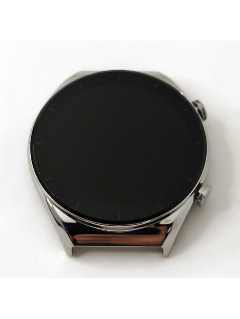 Pantalla lcd para Xiaomi Watch S1 mas tactil negro con marco plata calidad premium