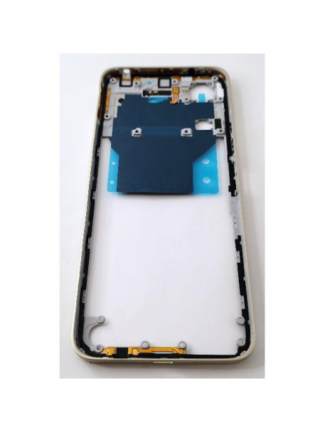 Carcasa o marco central dorado para Xiaomi Poco M6 4G