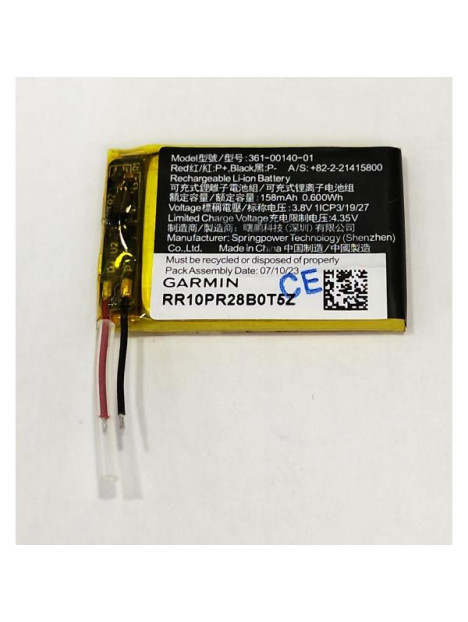 Bateria 361-00140-01 158mAh para Garmin Forerunner 55 GPS calidad premium