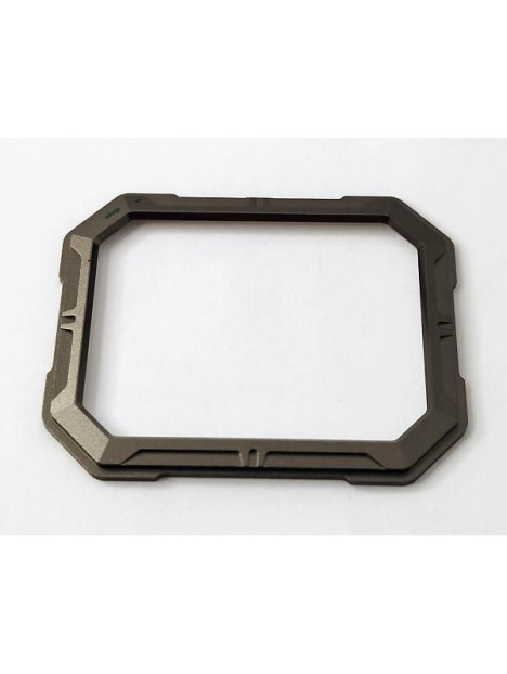 Marco de camara gris para pantalla secundaria para Cubot KingKong X calidad premium