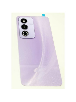 Tapa trasera o tapa bateria morada para Oppo A80 5G con cubierta de camara