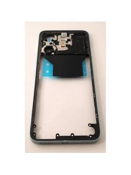 Carcasa o marco central azul para Xiaomi Poco M6 4G