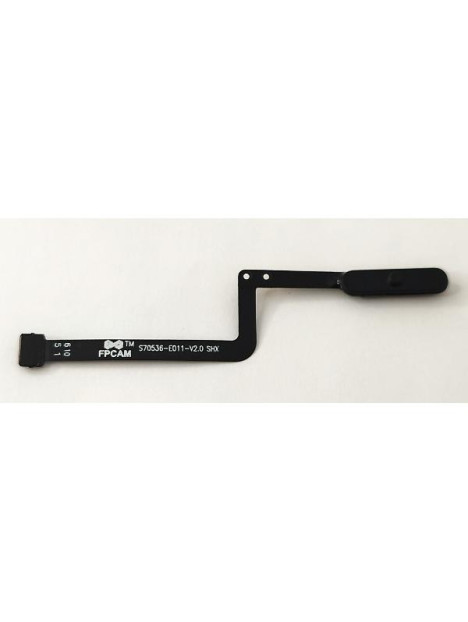 Flex sensor de huella negro para Cubot KingKong Ace 3 calidad premium