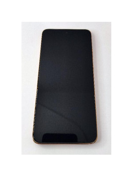 Pantalla lcd para Motorola Moto Edge 50 Neo mas tactil negro con marco dorado calidad premium