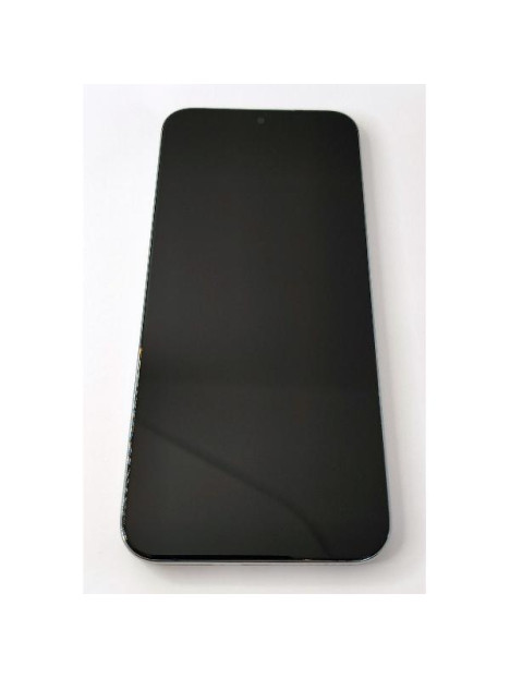Pantalla lcd para Huawei Nova 12s mas tactil negro mas marco plata calidad premium