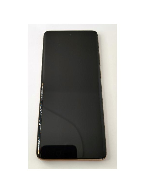 Pantalla lcd para Motorola Edge 40 Neo XT2307-1 mas tactil negro con marco dorado calidad premium