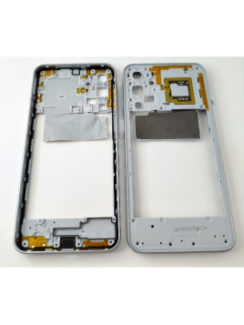 Carcasa o marco central plata para Samsung Galaxy A16 4G A165 mas NFC