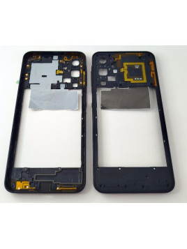 Carcasa o marco central negro para Samsung Galaxy A16 4G A165 mas NFC