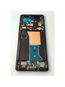 Pantalla lcd para Motorola Edge 40 Pro mas tactil negro con marco negro calidad premium