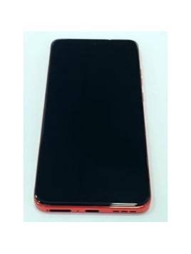 Pantalla lcd para Motorola Moto Edge 50 Neo mas tactil negro con marco rojo calidad premium