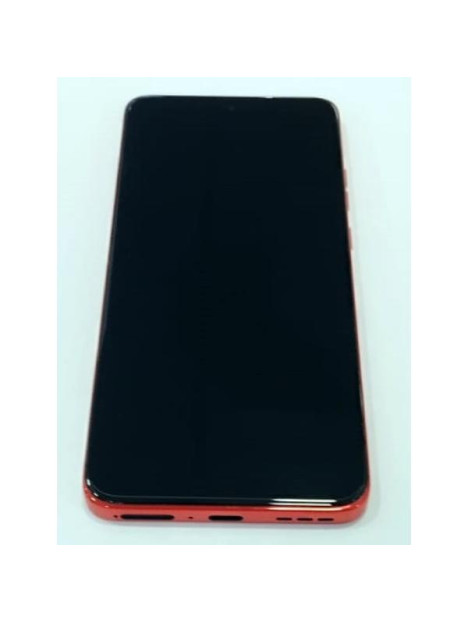 Pantalla lcd para Motorola Moto Edge 50 Neo mas tactil negro con marco rojo calidad premium