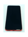 Pantalla lcd para Motorola Moto Edge 50 Neo mas tactil negro con marco rojo calidad premium