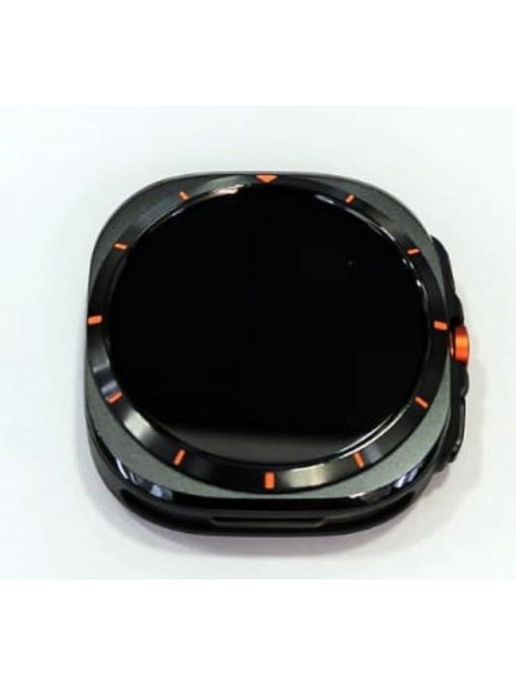 Pantalla lcd para Samsung Galaxy Watch Ultra SM-L705U mas tactil negro marco gris oscuro GH82-35194A Service Pack