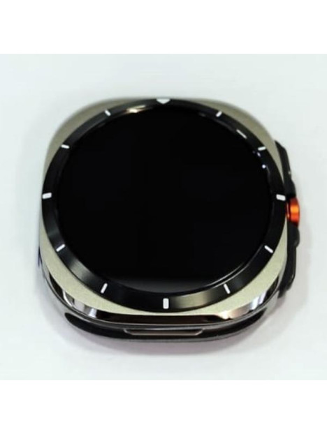Pantalla lcd para Samsung Galaxy Watch Ultra SM-L705U mas tactil negro con marco gris GH82-35194B Service Pack
