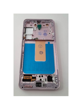 Pantalla TFT para Samsung Galaxy S23 S911B mas tactil negro mas marco purpura compatible