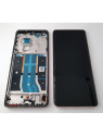 Pantalla lcd para Realme 12 Pro 5G RMX3842 RMX3843 mas tactil negro mas marco plata Service Pack
