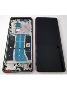 Pantalla lcd para Realme 12 Pro Plus 5G RMX3840 RMX3841 mas tactil negro mas marco plata Service Pack