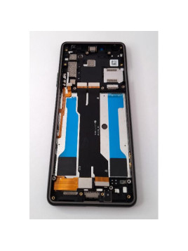 Pantalla lcd para Sony Xperia 10 III BT52 A5034092B mas tactil negro mas marco negro Service Pack