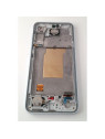 Pantalla lcd para Samsung Galaxy A35 5G A356B GH82-34221B mas tactil negro mas marco azul claro Service Pack