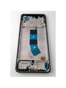 Pantalla lcd para Xiaomi Redmi Note 13 4G 56000400N700 mas tactil negro mas marco negro Service Pack